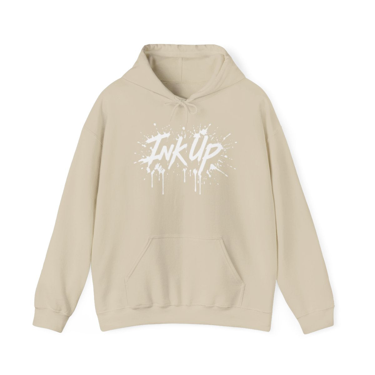 INK UP | White Ink Burst Hoodie