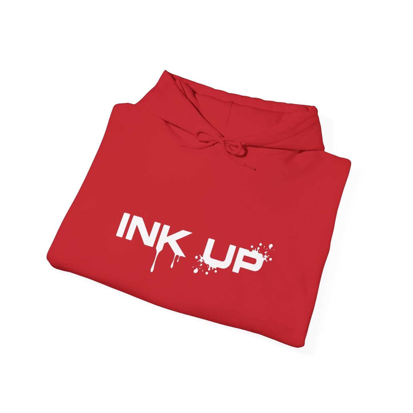 INK UP | White Ink Mark Hoodie