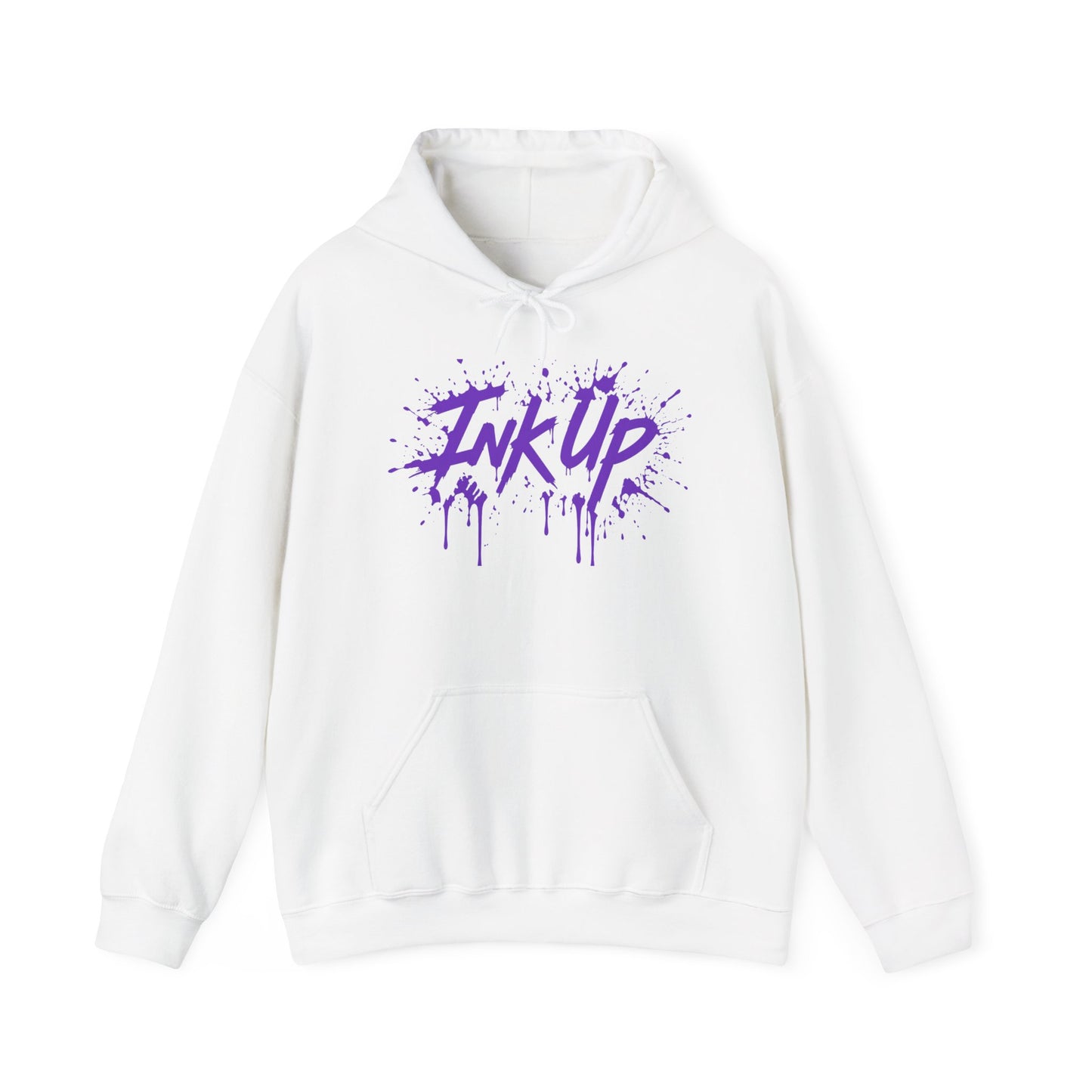 INK UP | Purple Ink Burst Hoodie