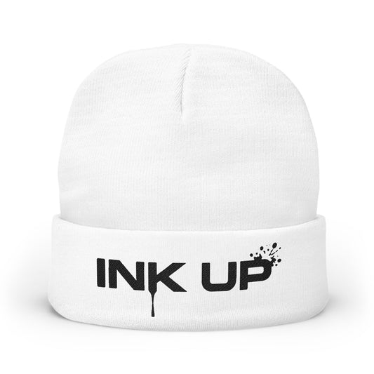 INK UP White Beanie