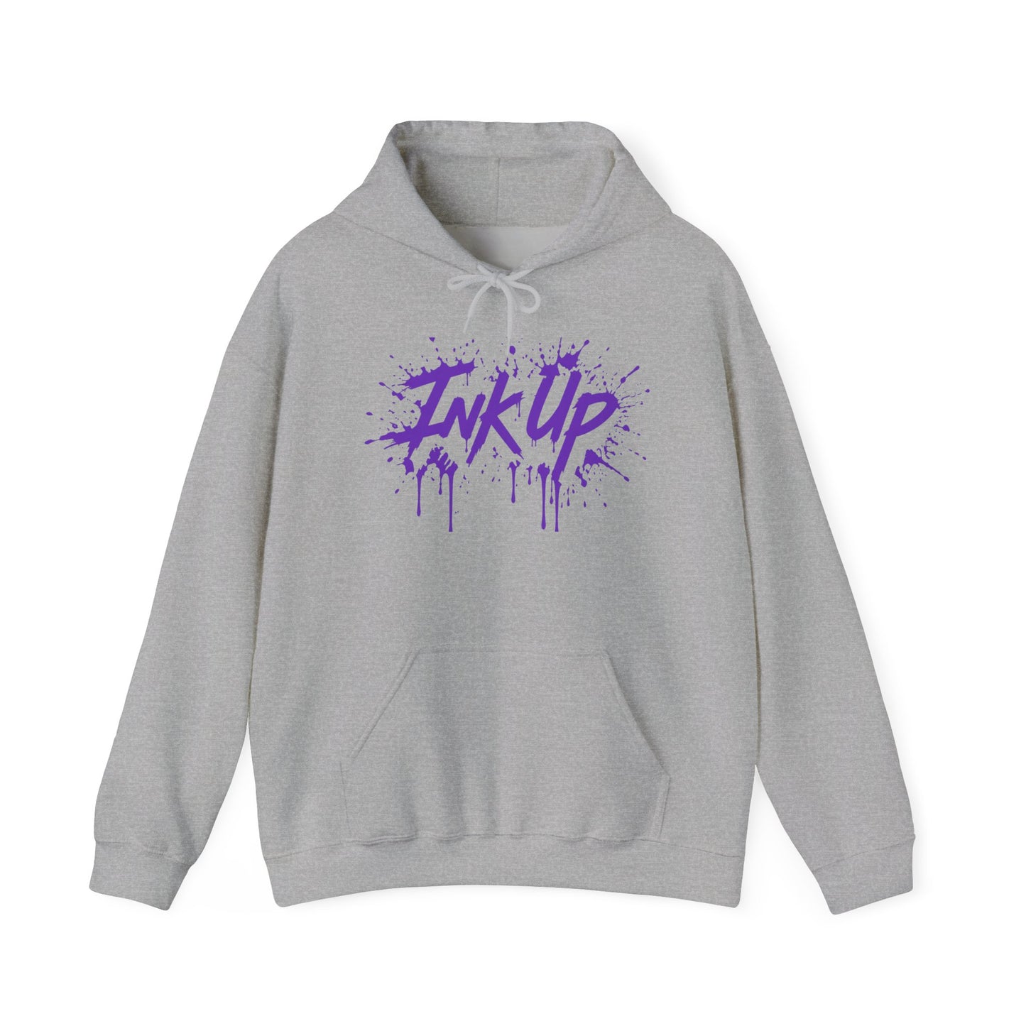 INK UP | Purple Ink Burst Hoodie