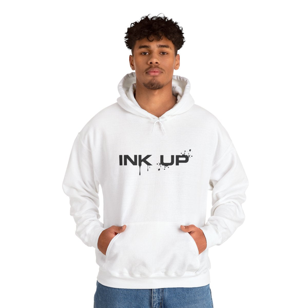 INK UP | Black Ink Mark Hoodie