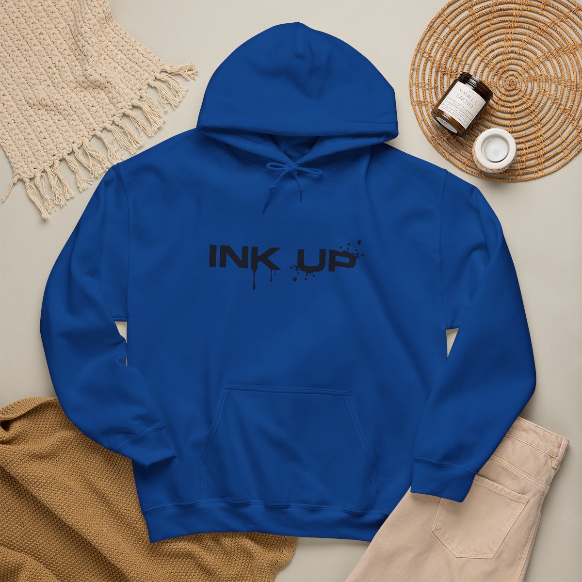 INK UP | Black Ink Mark Hoodie