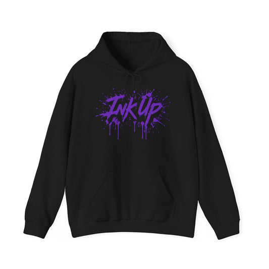 INK UP | Purple Ink Burst Hoodie