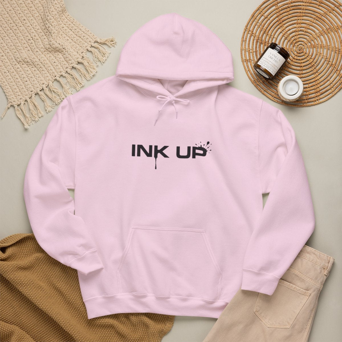 INK UP | Black Ink Hoodie