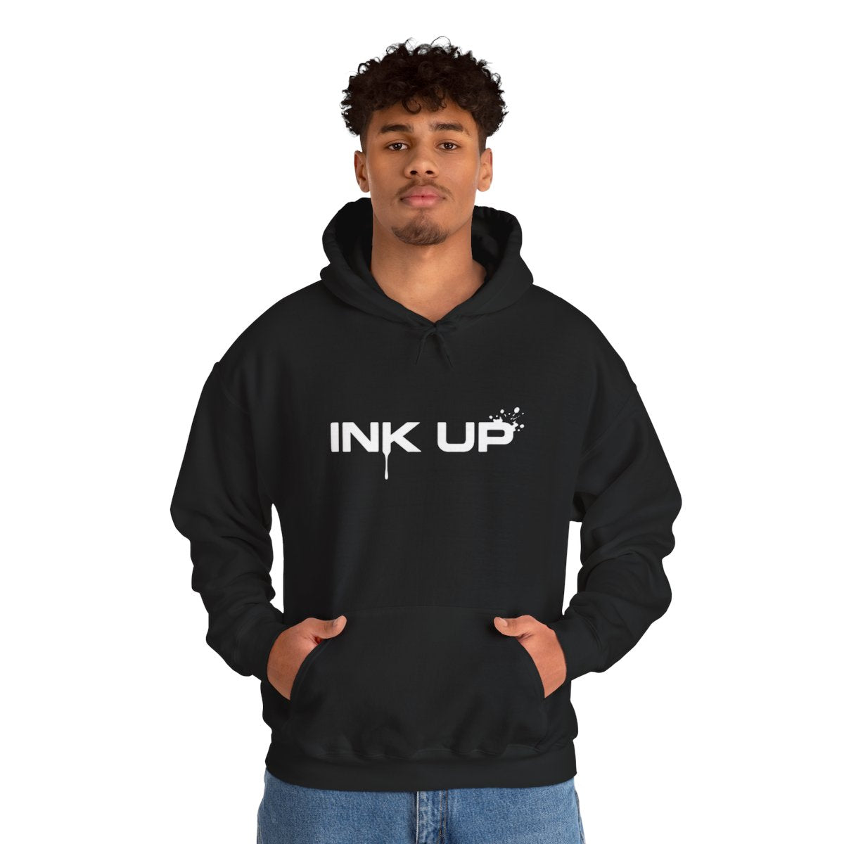 INK UP | White Ink Hoodie