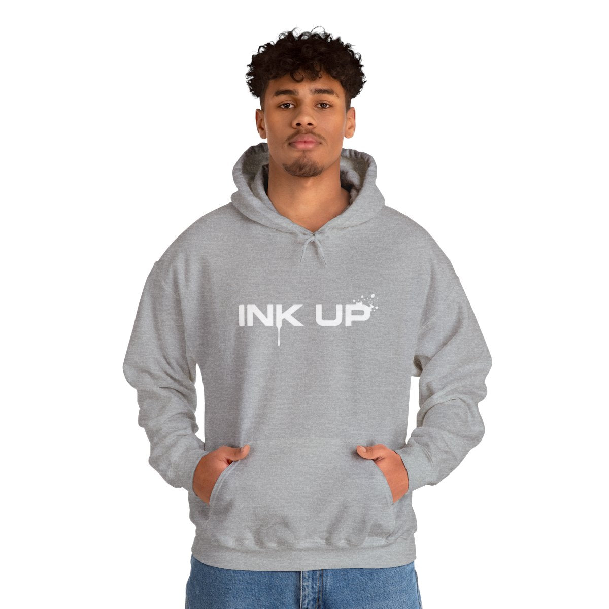 INK UP | White Ink Hoodie