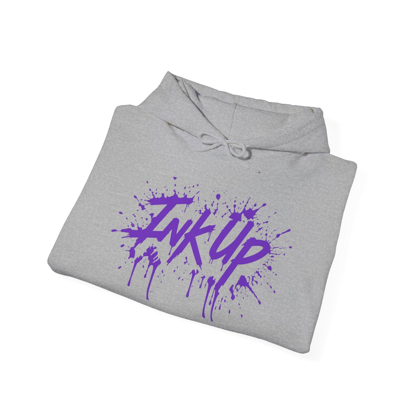 INK UP | Purple Ink Burst Hoodie