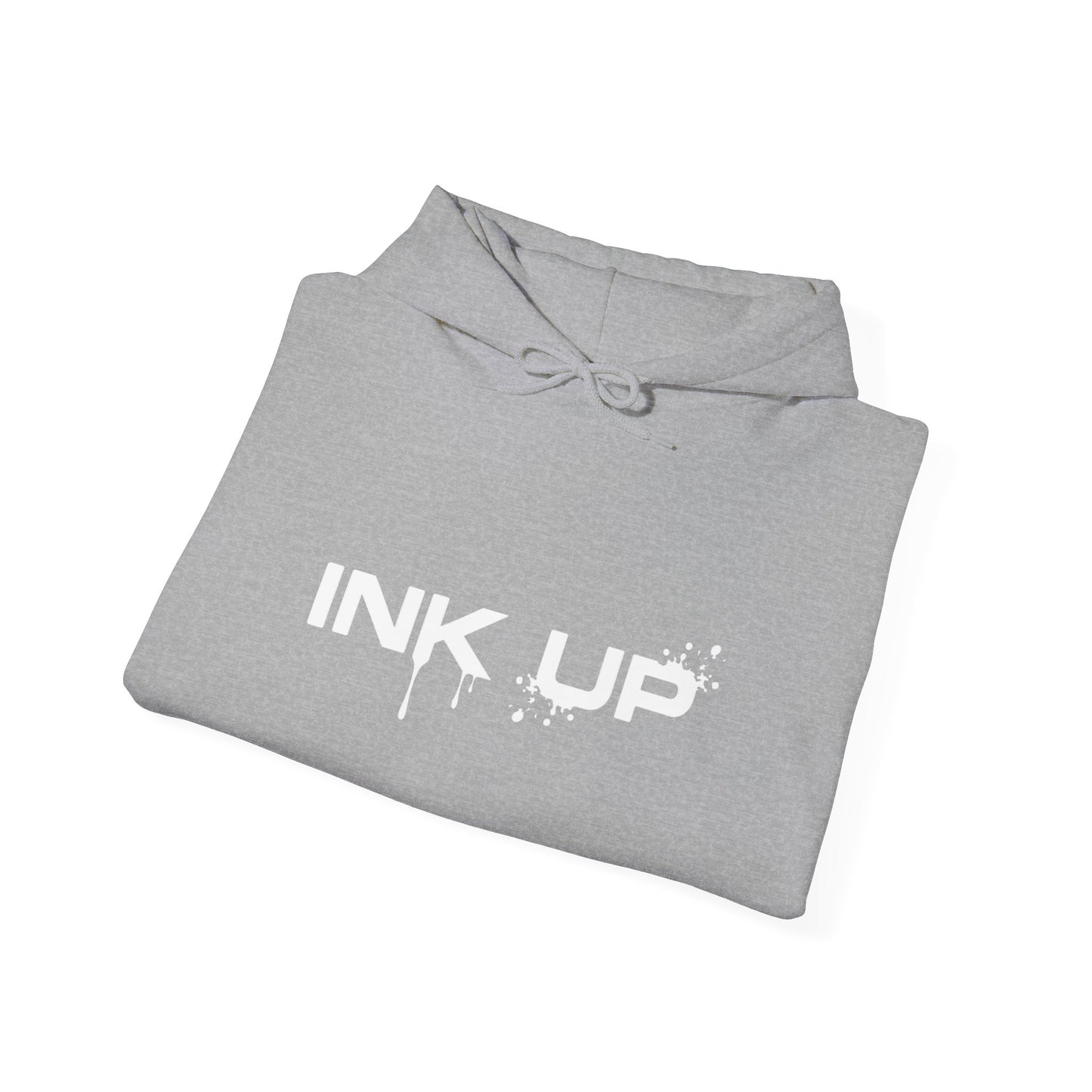 INK UP | White Ink Mark Hoodie
