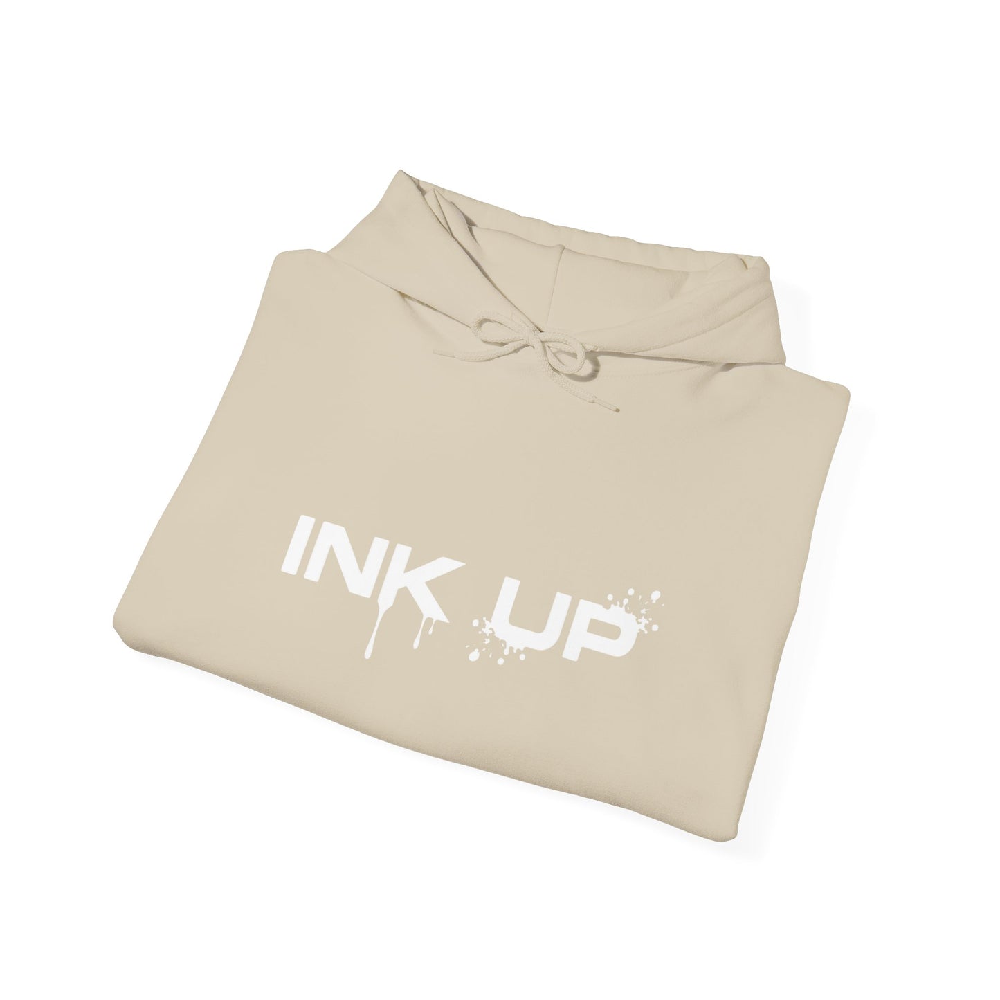 INK UP | White Ink Mark Hoodie
