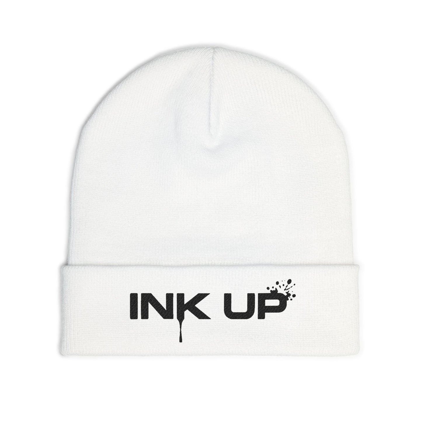 INK UP White Beanie
