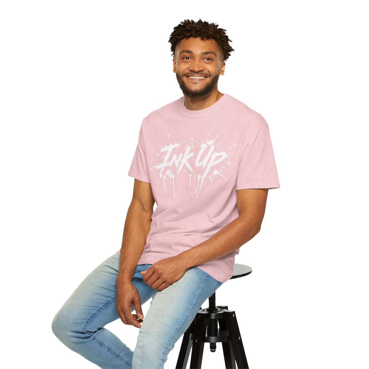 INK UP | White INK Burst T-Shirt