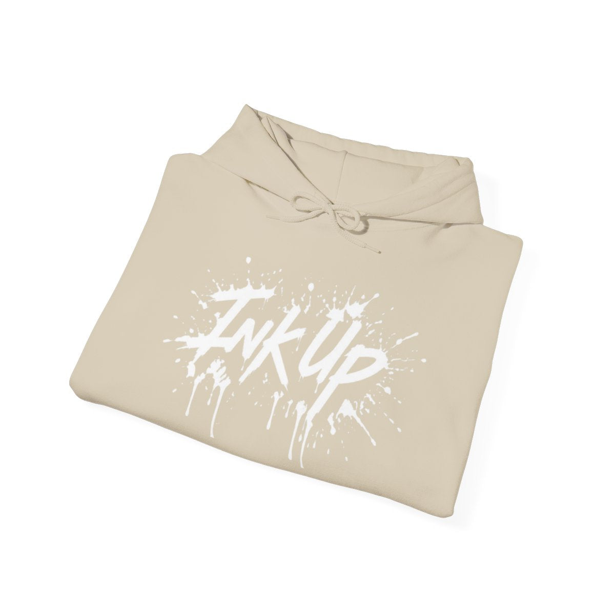 INK UP | White Ink Burst Hoodie