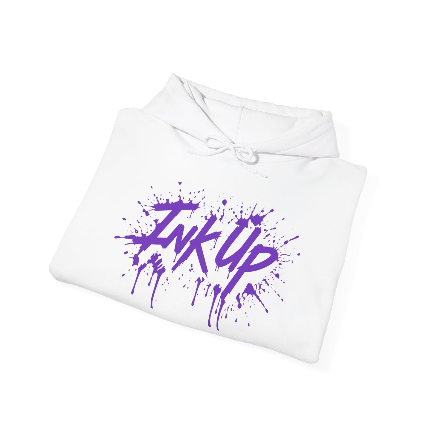 INK UP | Purple Ink Burst Hoodie