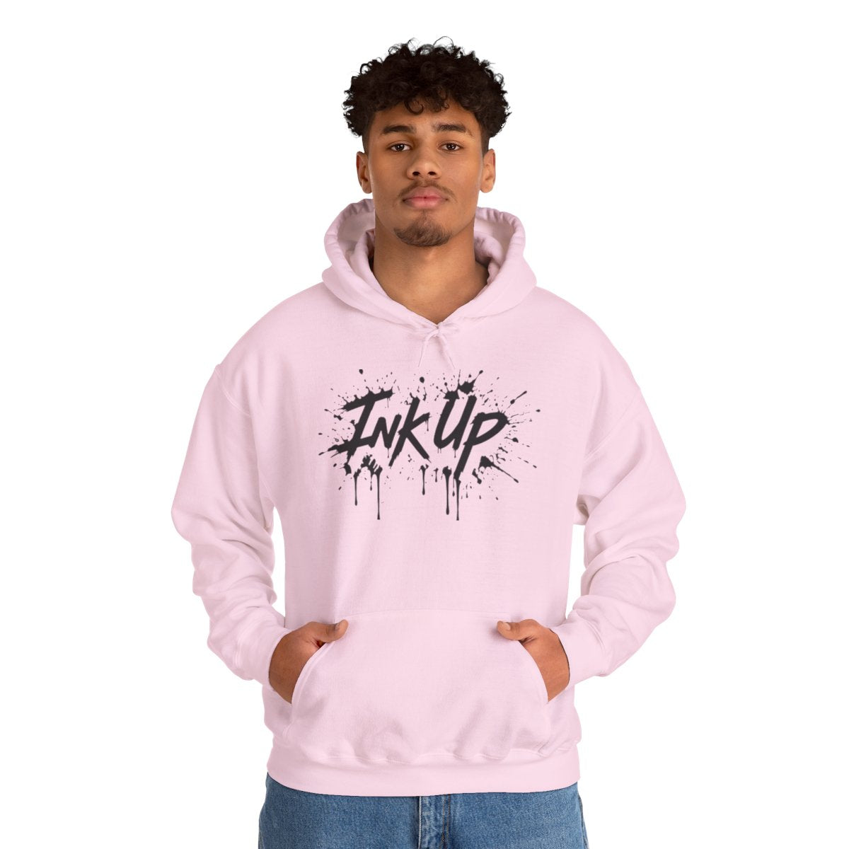 INK UP | Black Ink Burst Hoodie