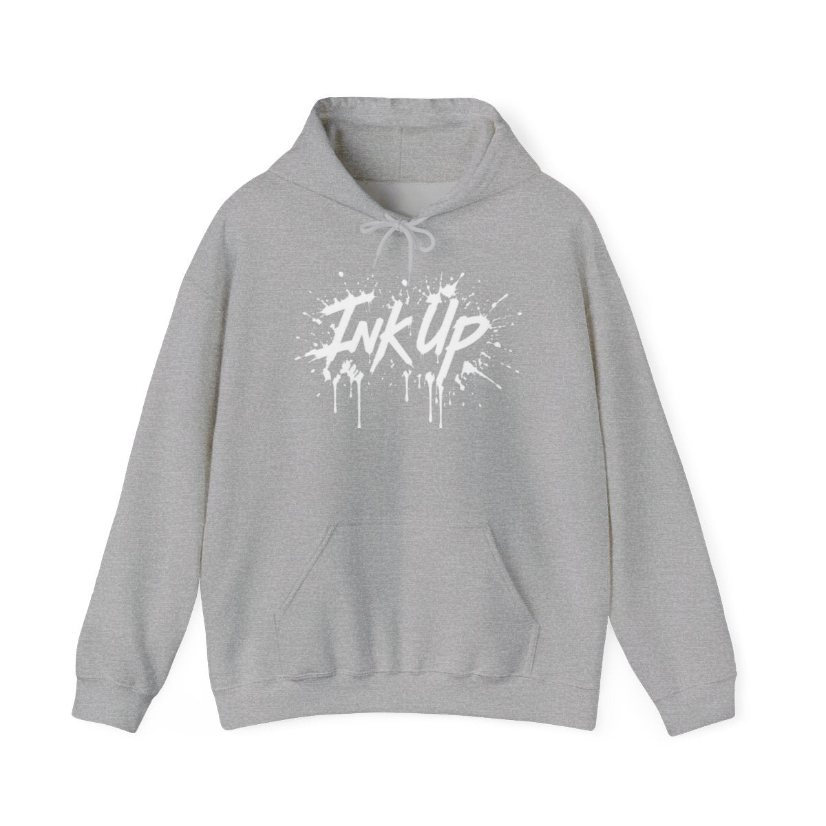 INK UP | White Ink Burst Hoodie