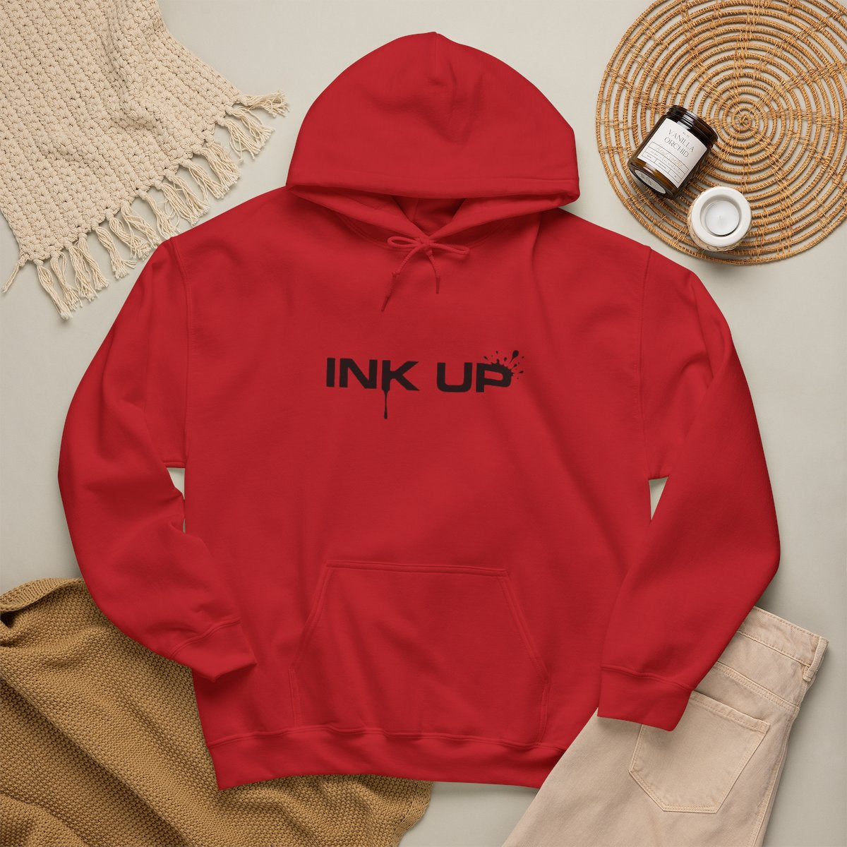 INK UP | Black Ink Hoodie