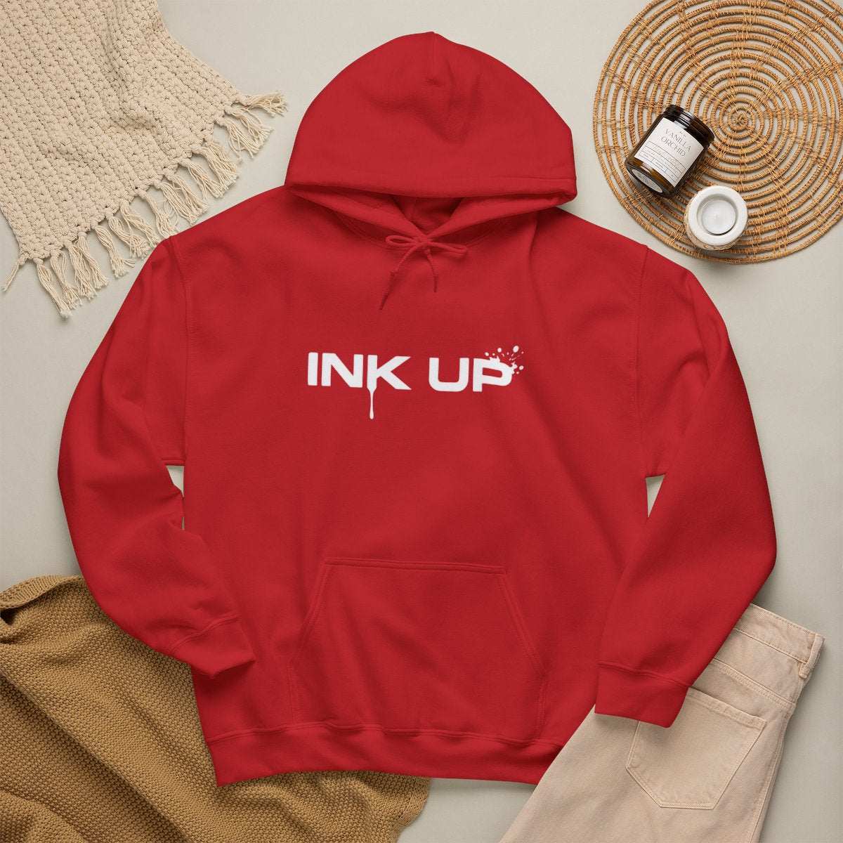 INK UP | White Ink Hoodie