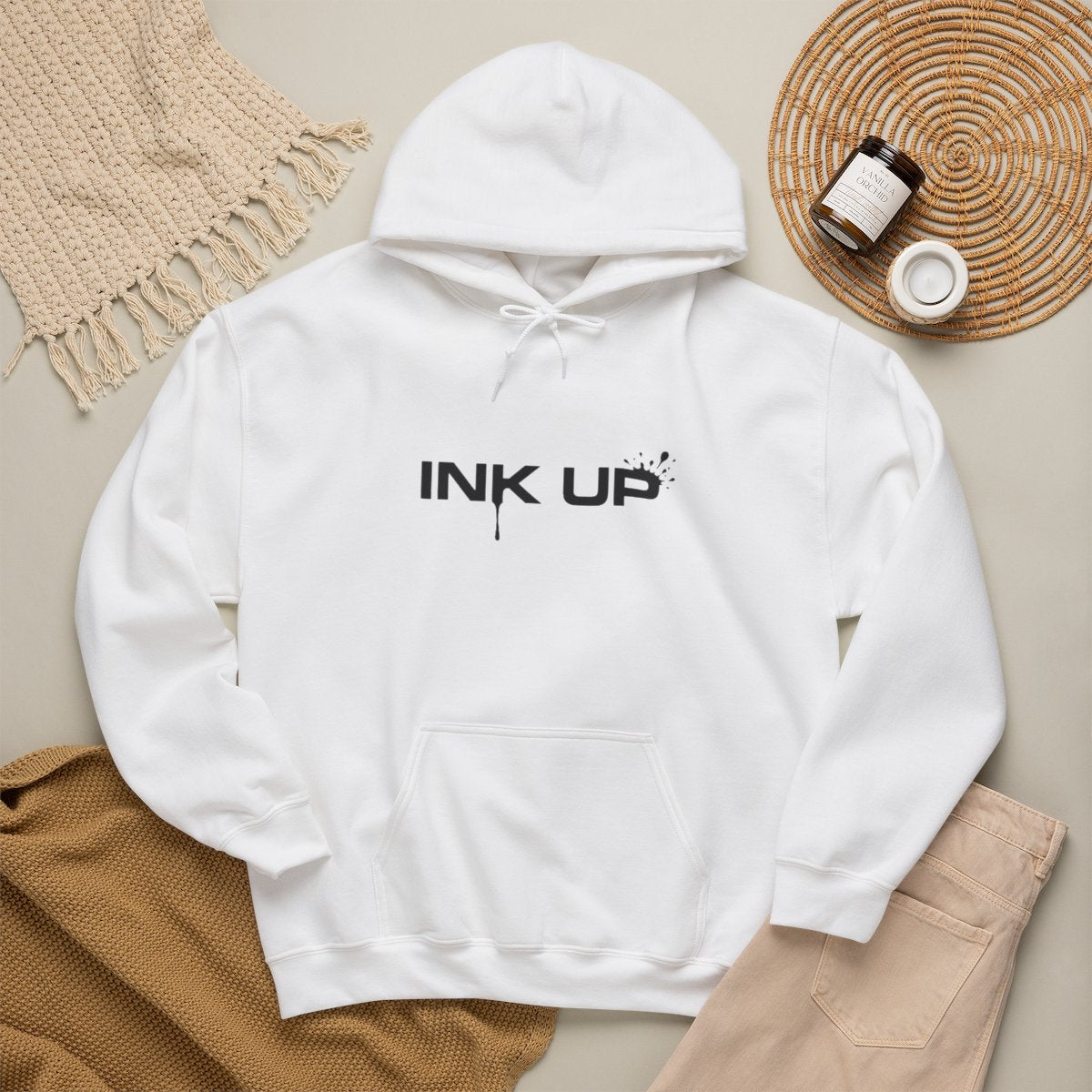 INK UP | Black Ink Hoodie