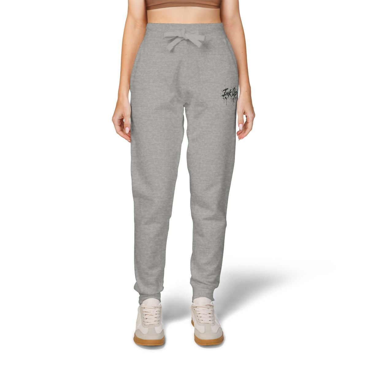 INK UP | Black Ink Burst Thin Sweatpants