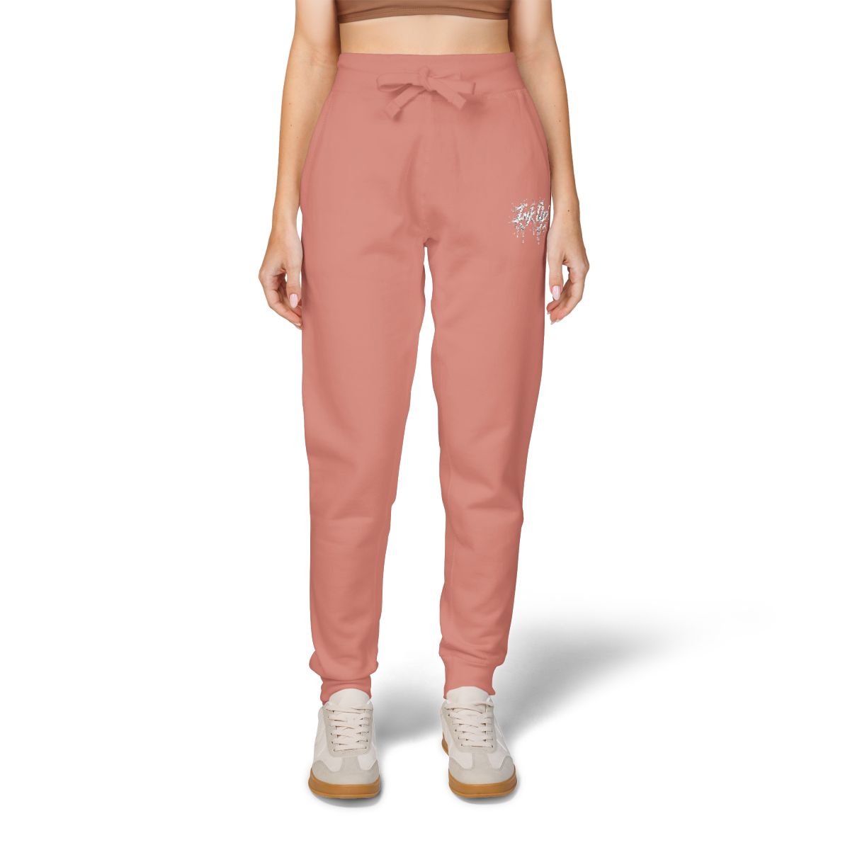 INK UP | White Ink Burst Thin Sweatpants