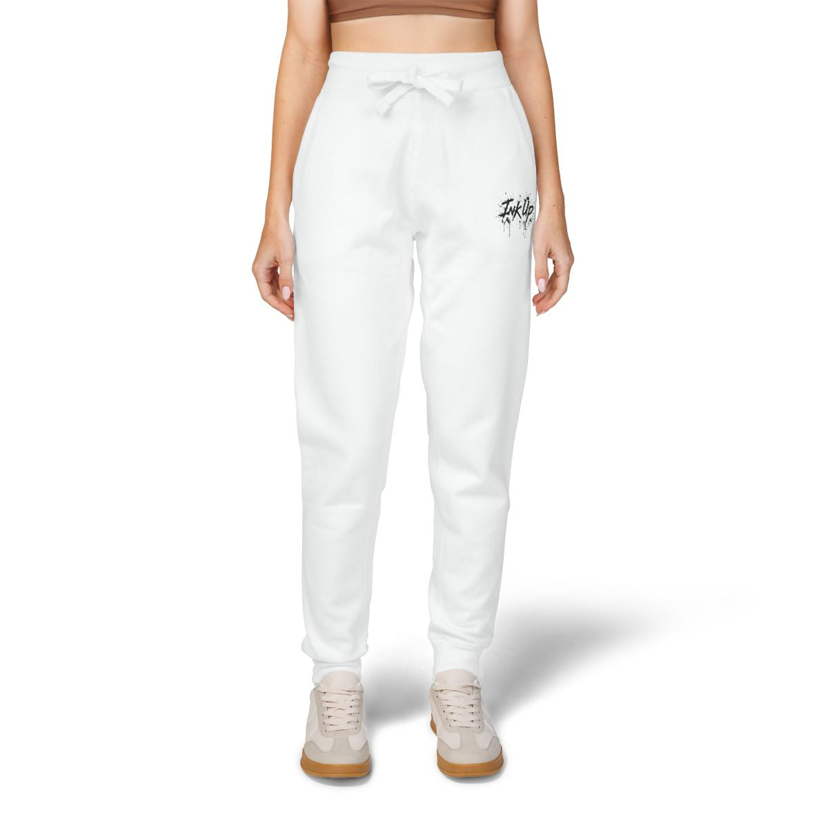 INK UP | Black Ink Burst Thin Sweatpants
